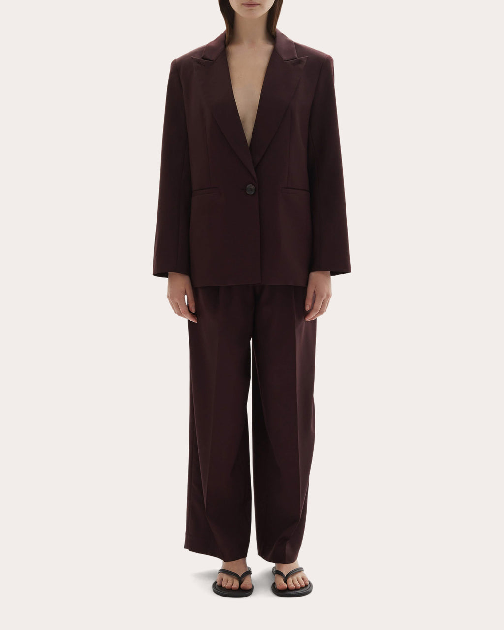 Ila Wool Peaked Lapel Blazer