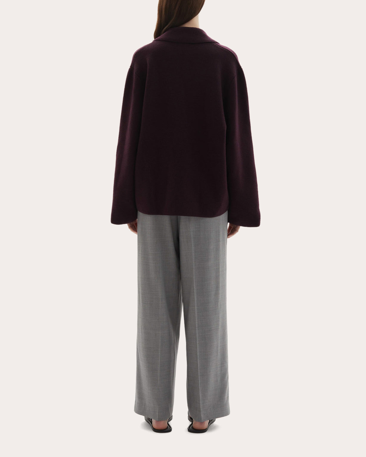 Thea Wool Knit Blazer Sweater