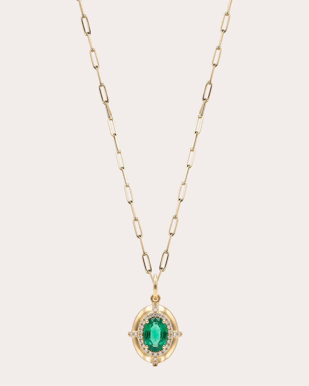 Emerald Limited Edition Medallion Pendant Necklace