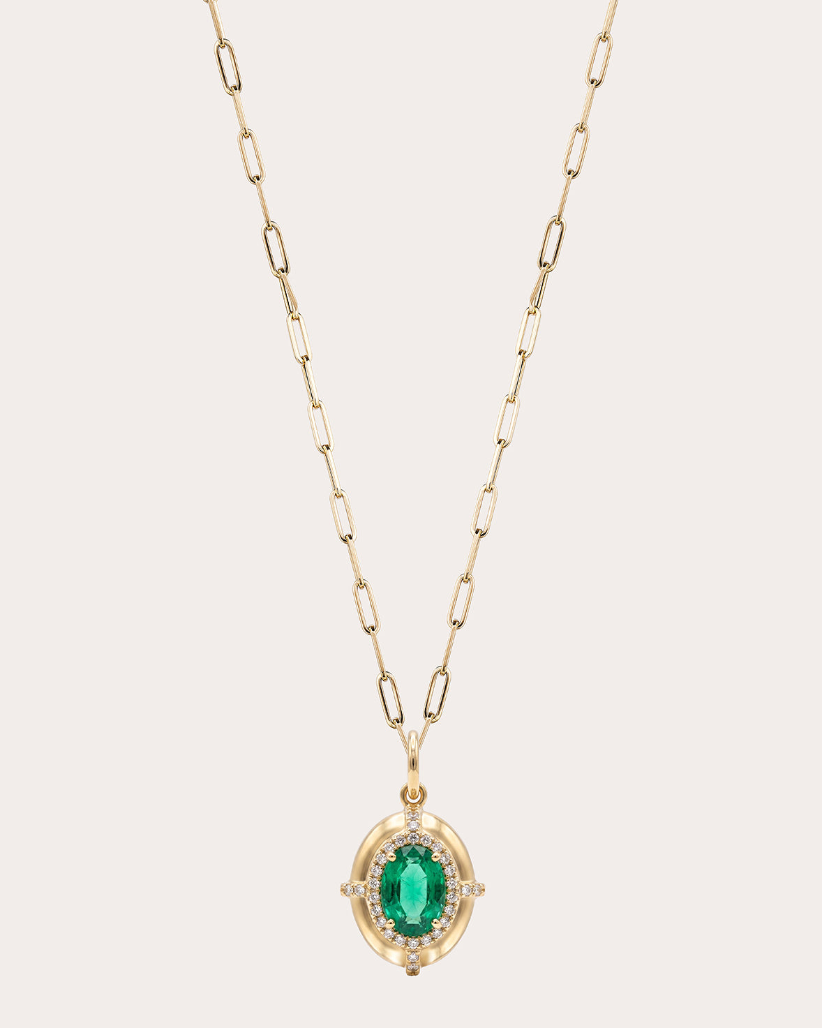 Emerald Limited Edition Medallion Pendant Necklace
