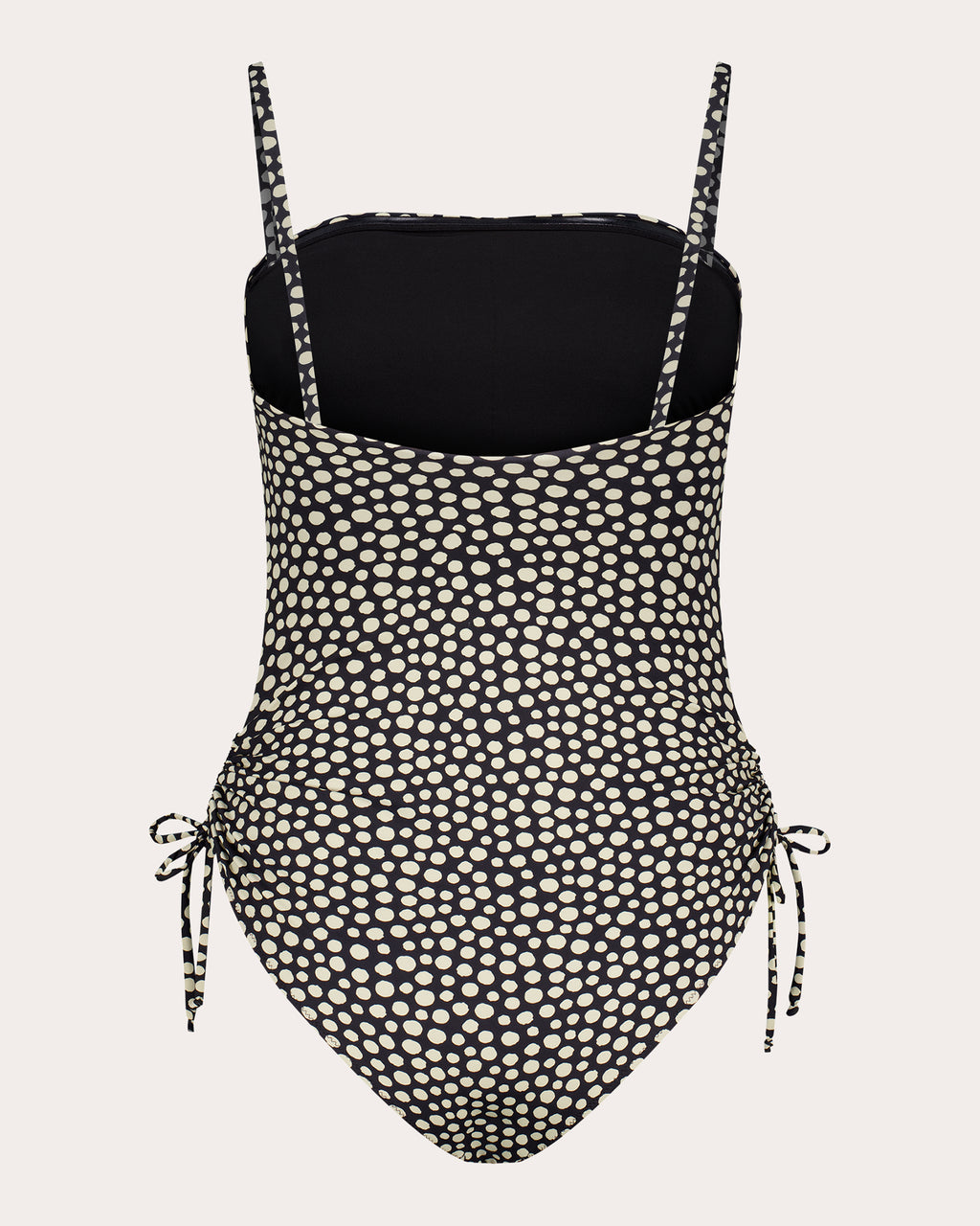 Joan Polka Dot Ruched One-Piece