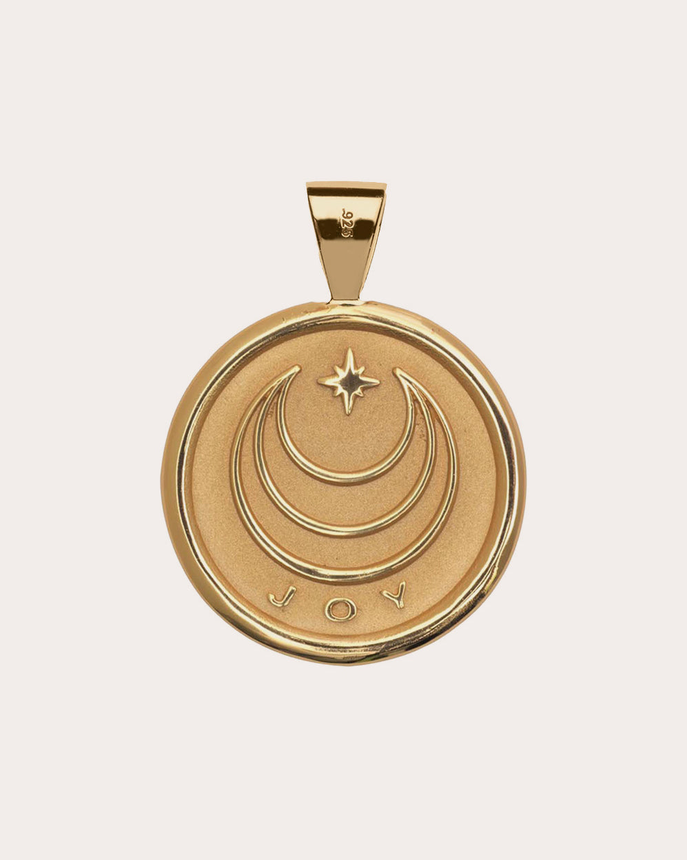 JOY Small Coin Pendant Necklace