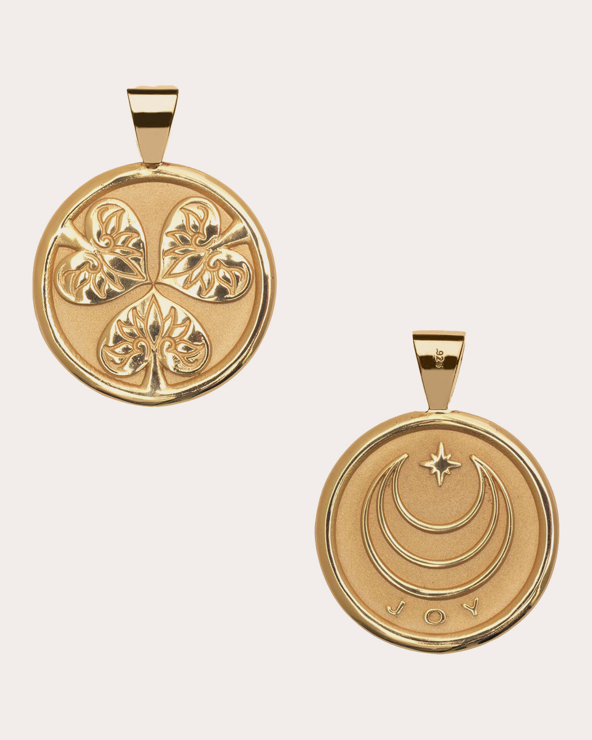 JOY Small Coin Pendant Necklace
