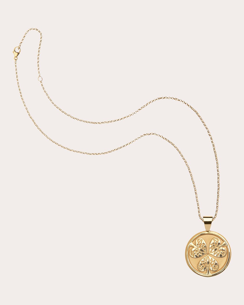 JOY Small Coin Pendant Necklace