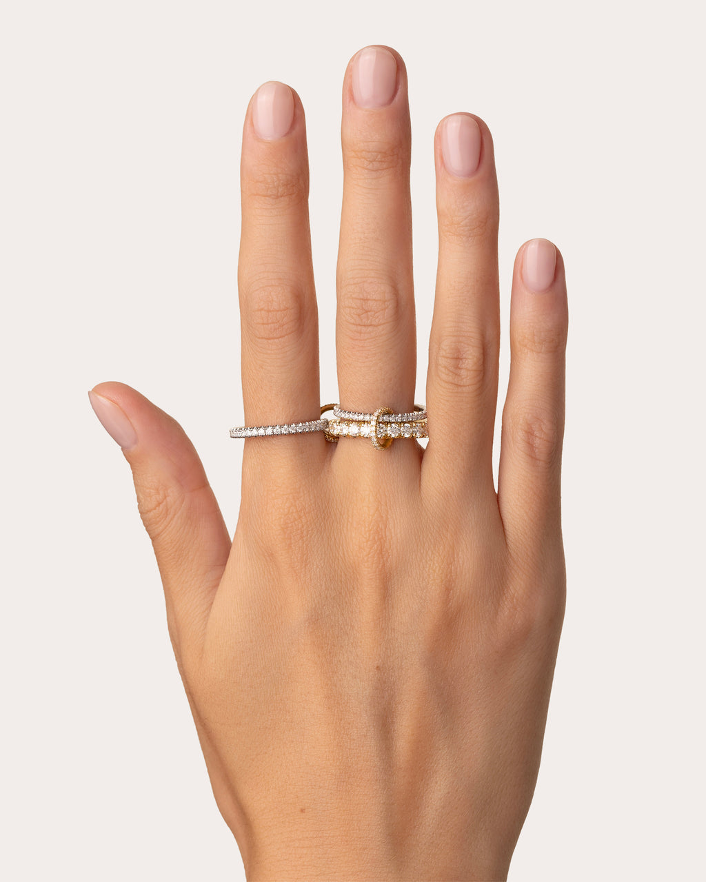 Diamond & 18k Gold Two-Tone Junia Ring