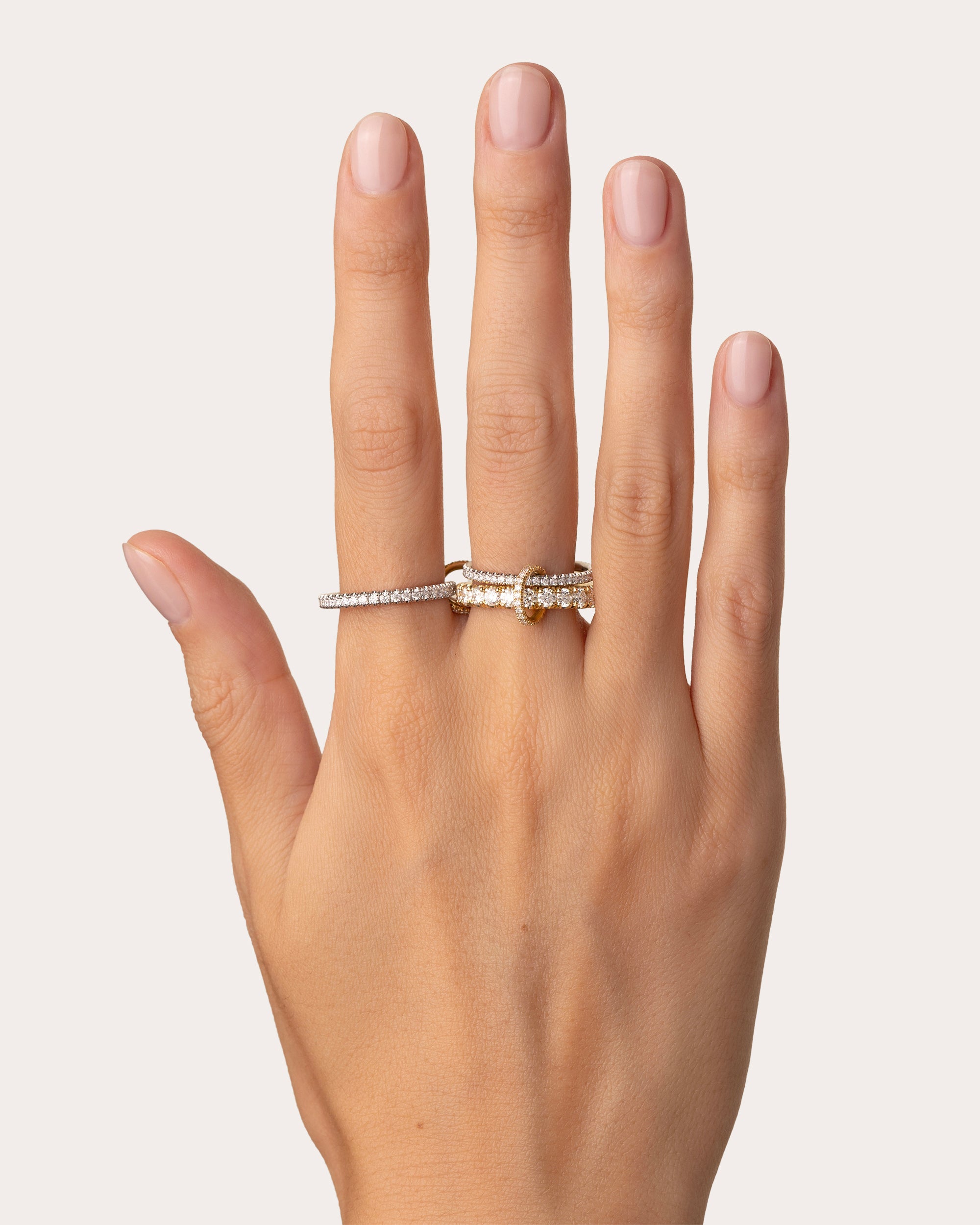 Diamond & 18k Gold Two-Tone Junia Ring