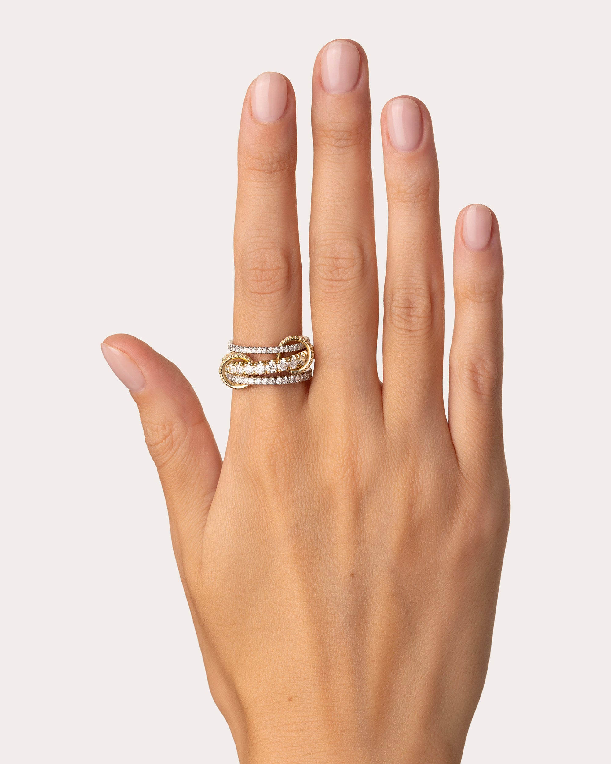 Diamond & 18k Gold Alix Ring | Olivela