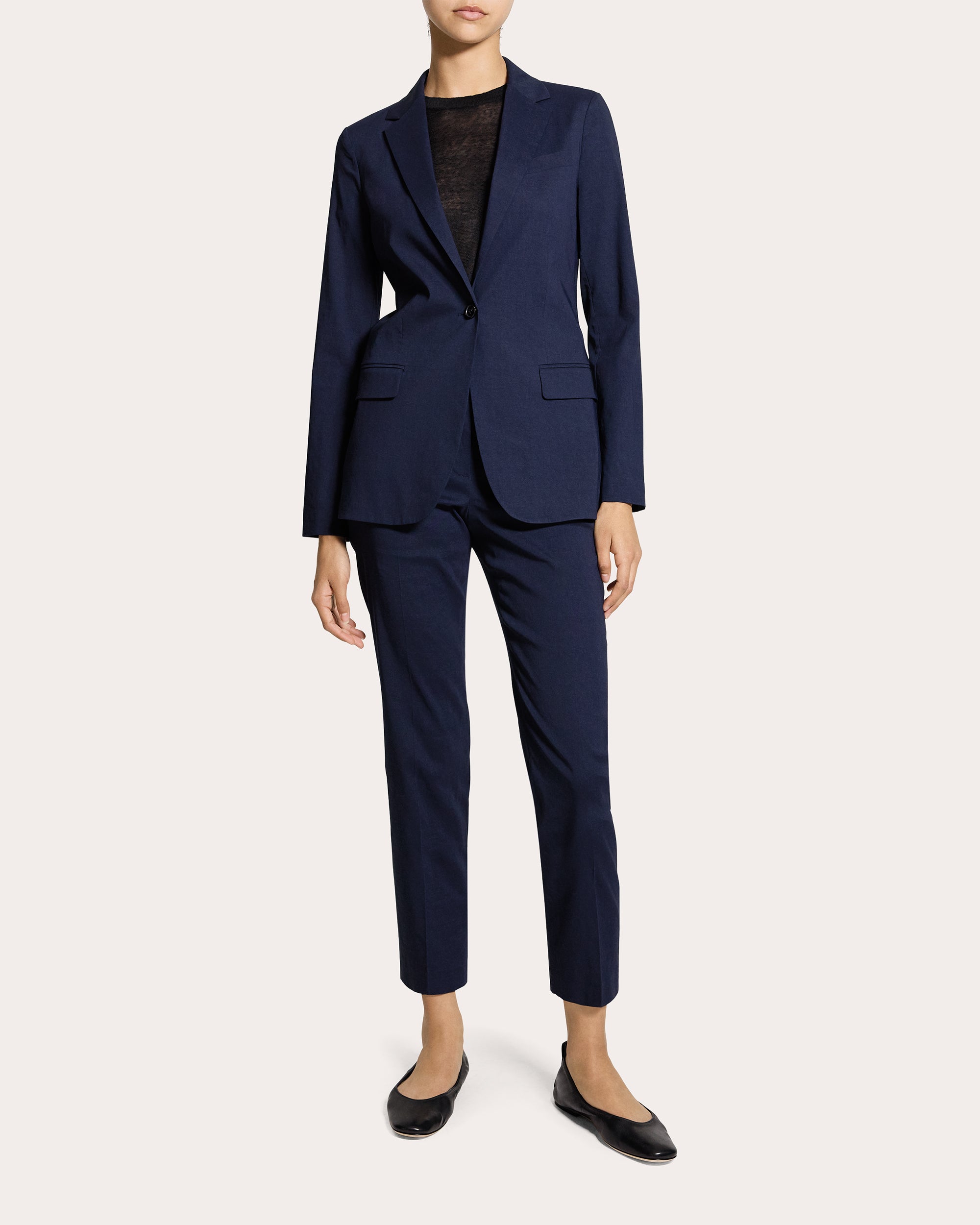 Crepe Shaped Blazer | Olivela