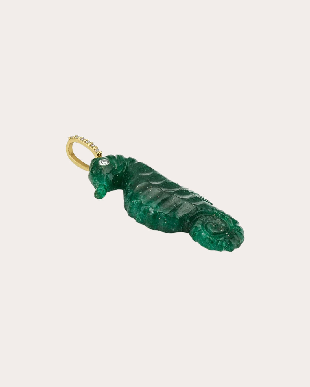 Green Aventurine Seahorse Pendant
