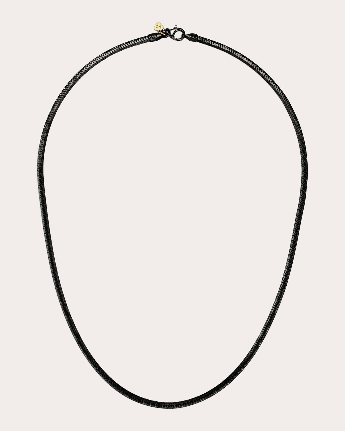 Black Snake Chain Necklace