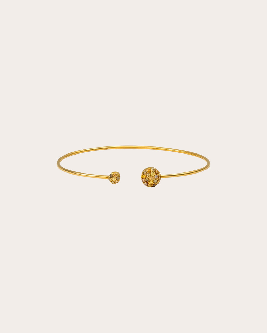 Colored Diamond Comet Flexi Cuff Bracelet