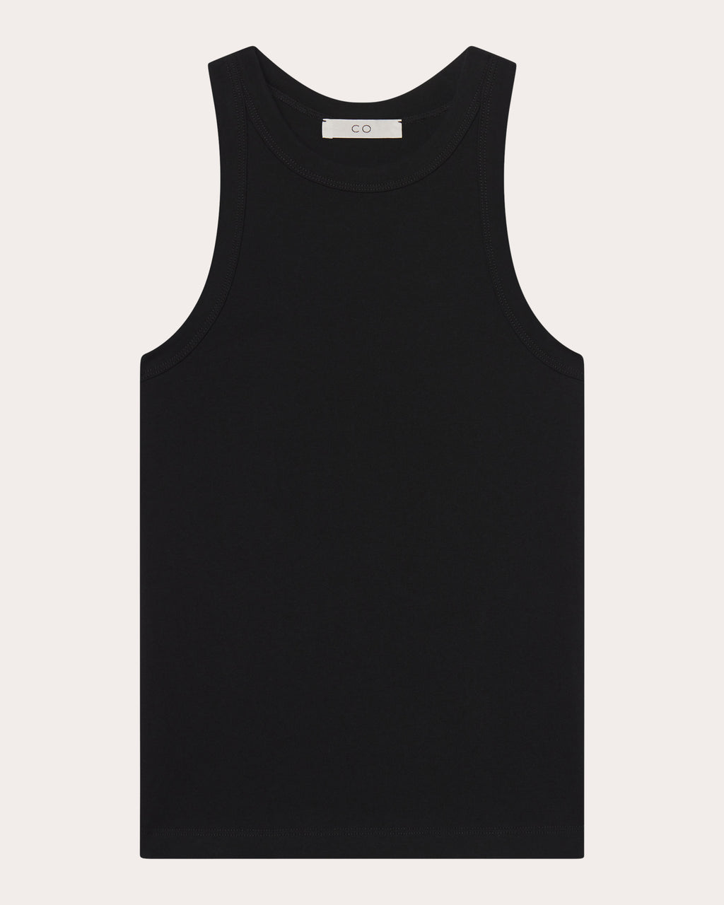 Cotton Jersey Fitted Racerback Tank