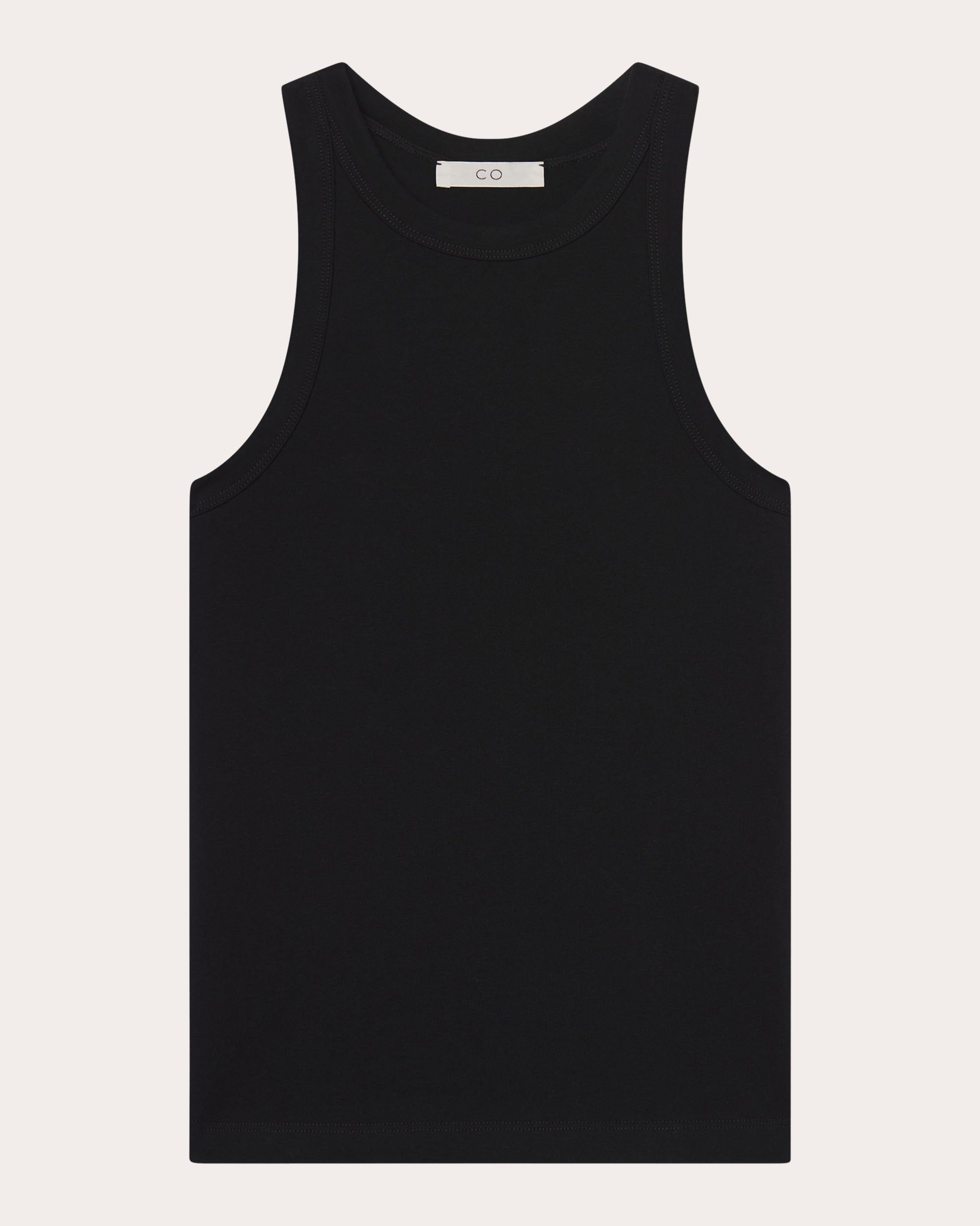 Cotton Jersey Fitted Racerback Tank