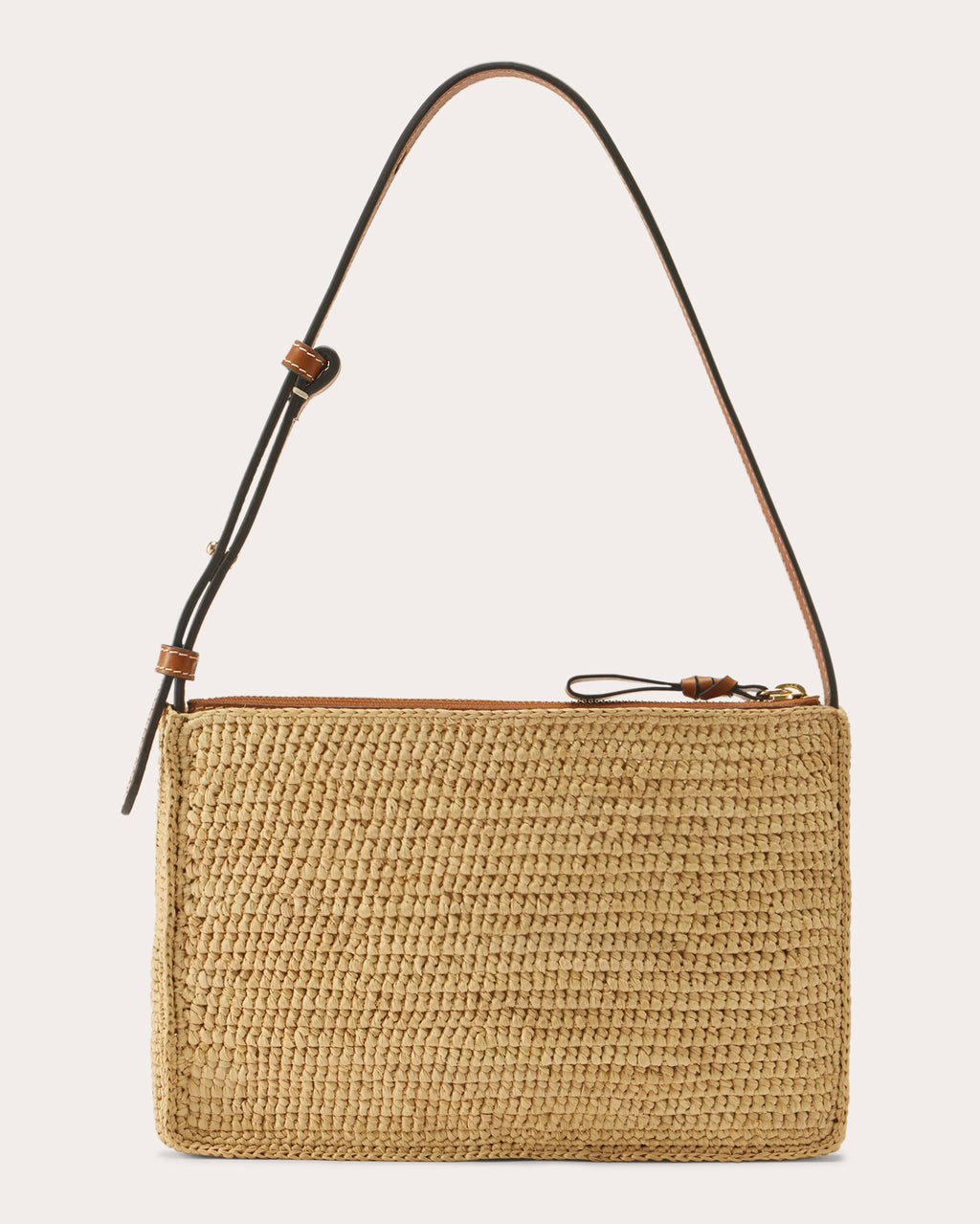 Kumana Crocheted Raffia Crossbody Bag
