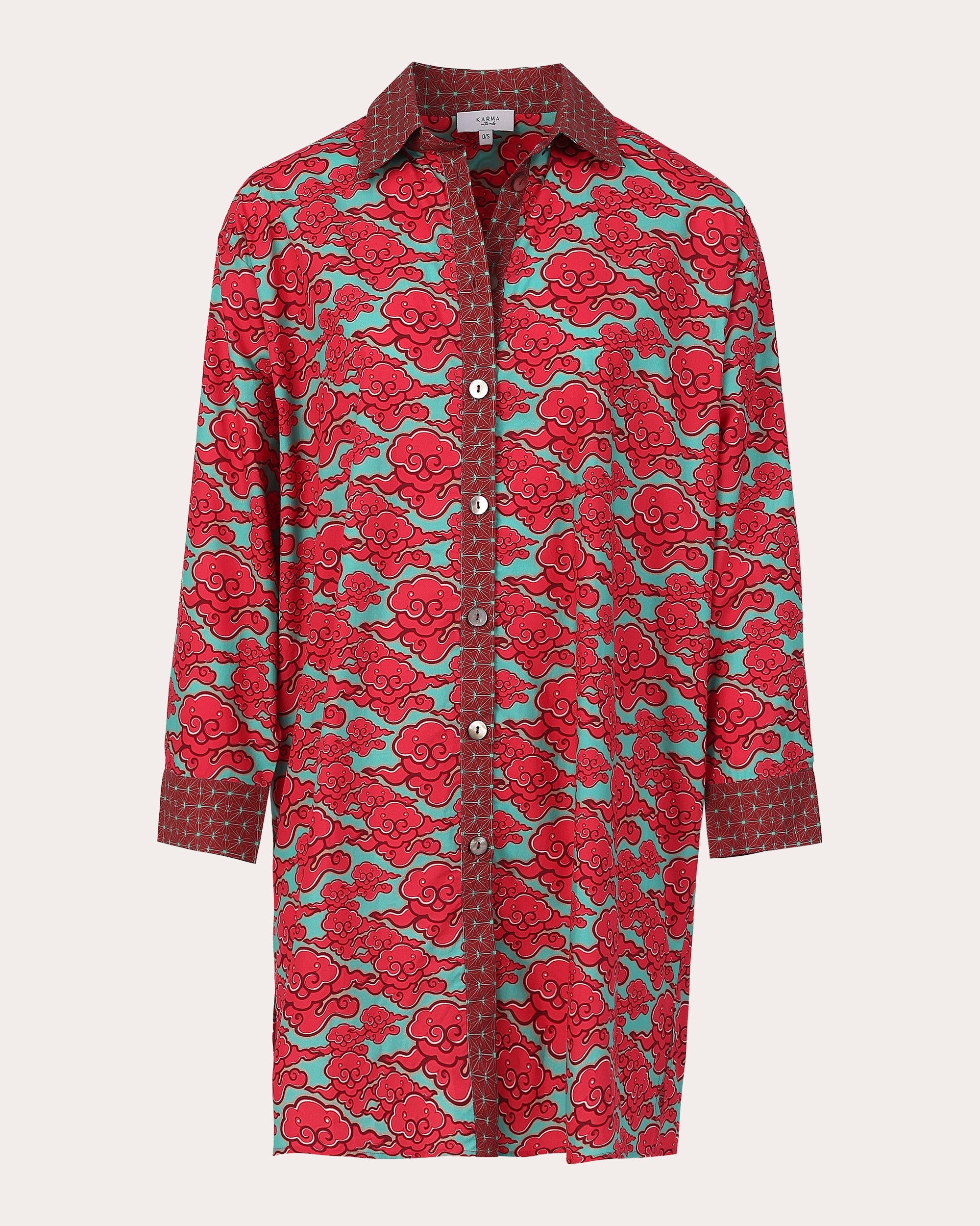 Gifu Kumo Cotton Shirt Dress