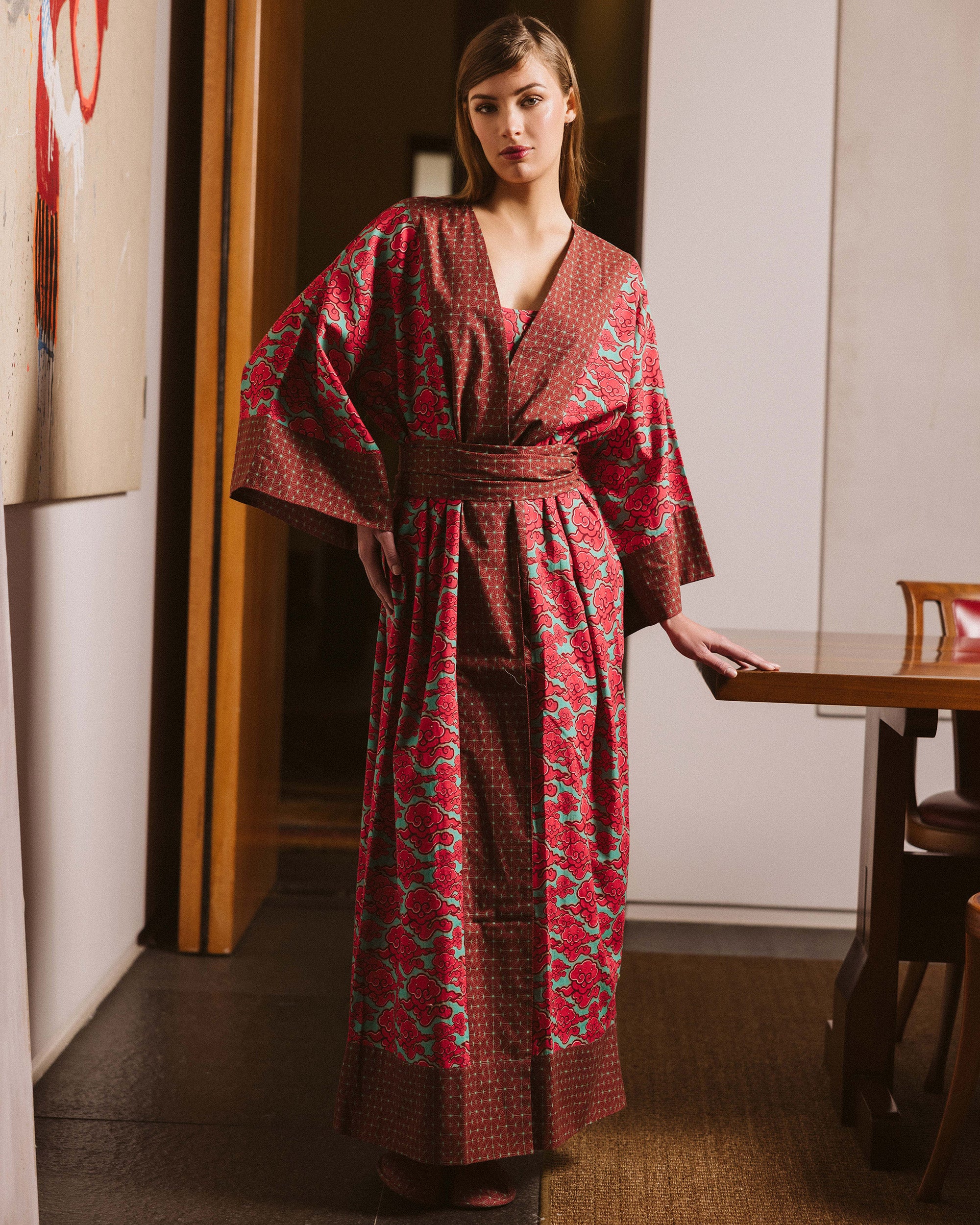 Kobe Kumo Cotton Kimono
