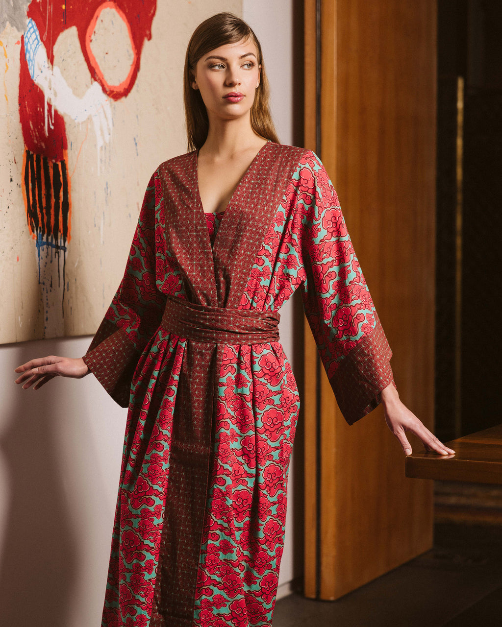 Kobe Kumo Cotton Kimono