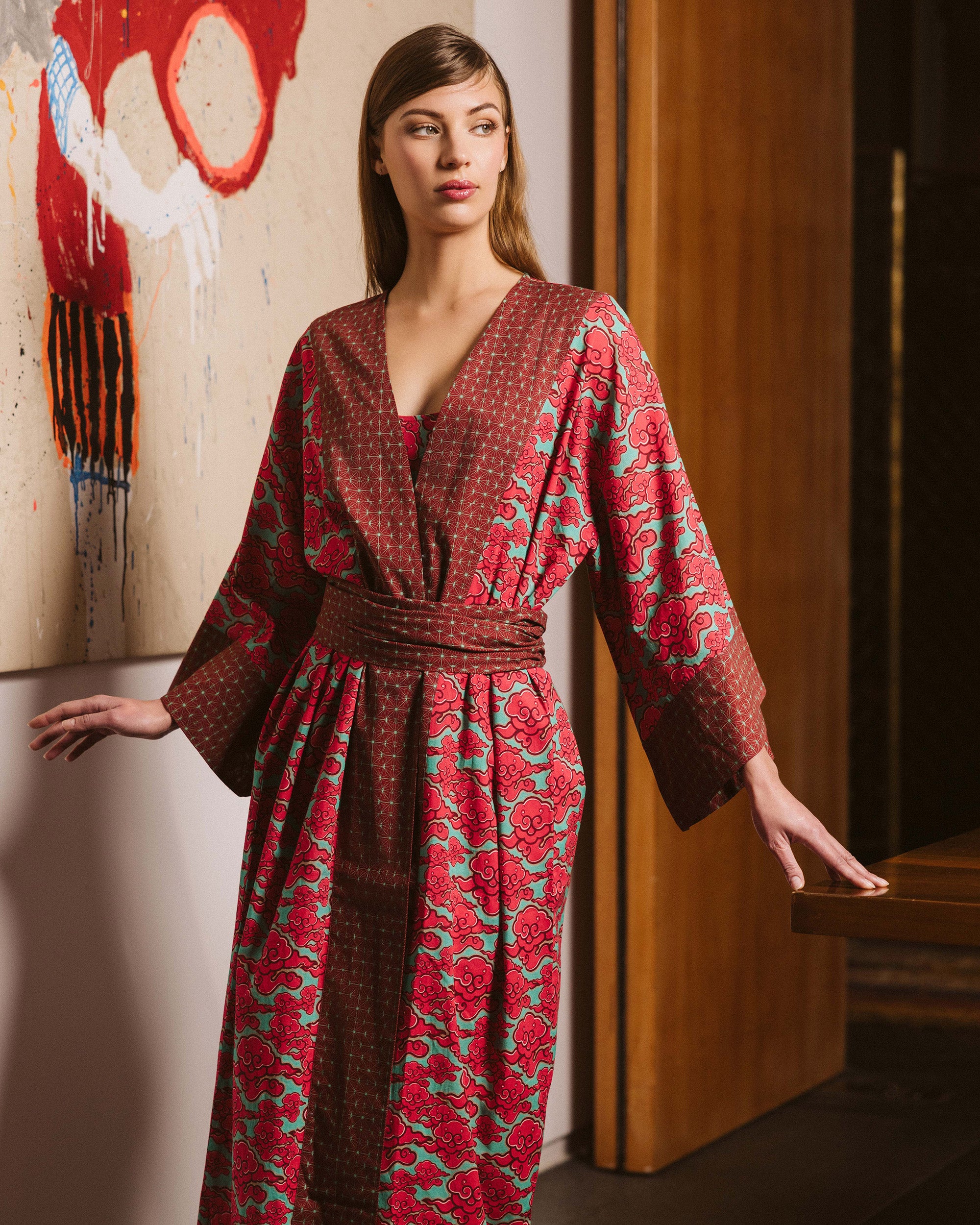 Kobe Kumo Cotton Kimono