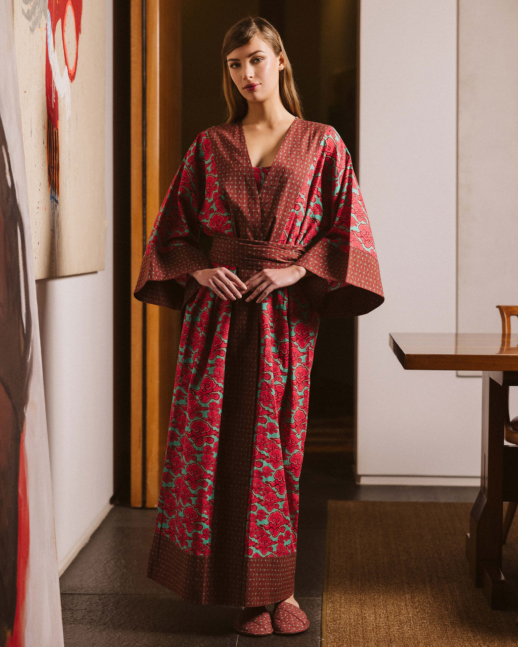 Kobe Kumo Cotton Kimono