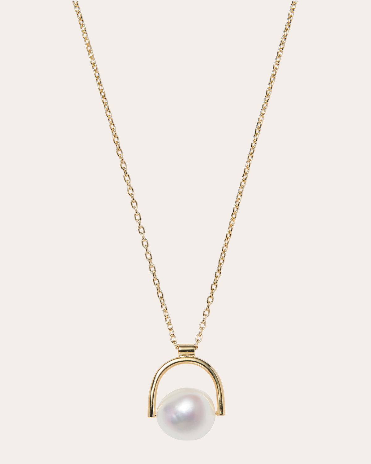 Freshwater Pearl Bail Pendant Necklace