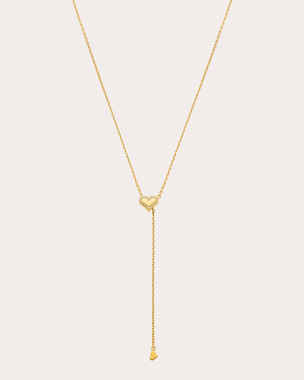 Diamond Outline Heart Transformer Necklace
