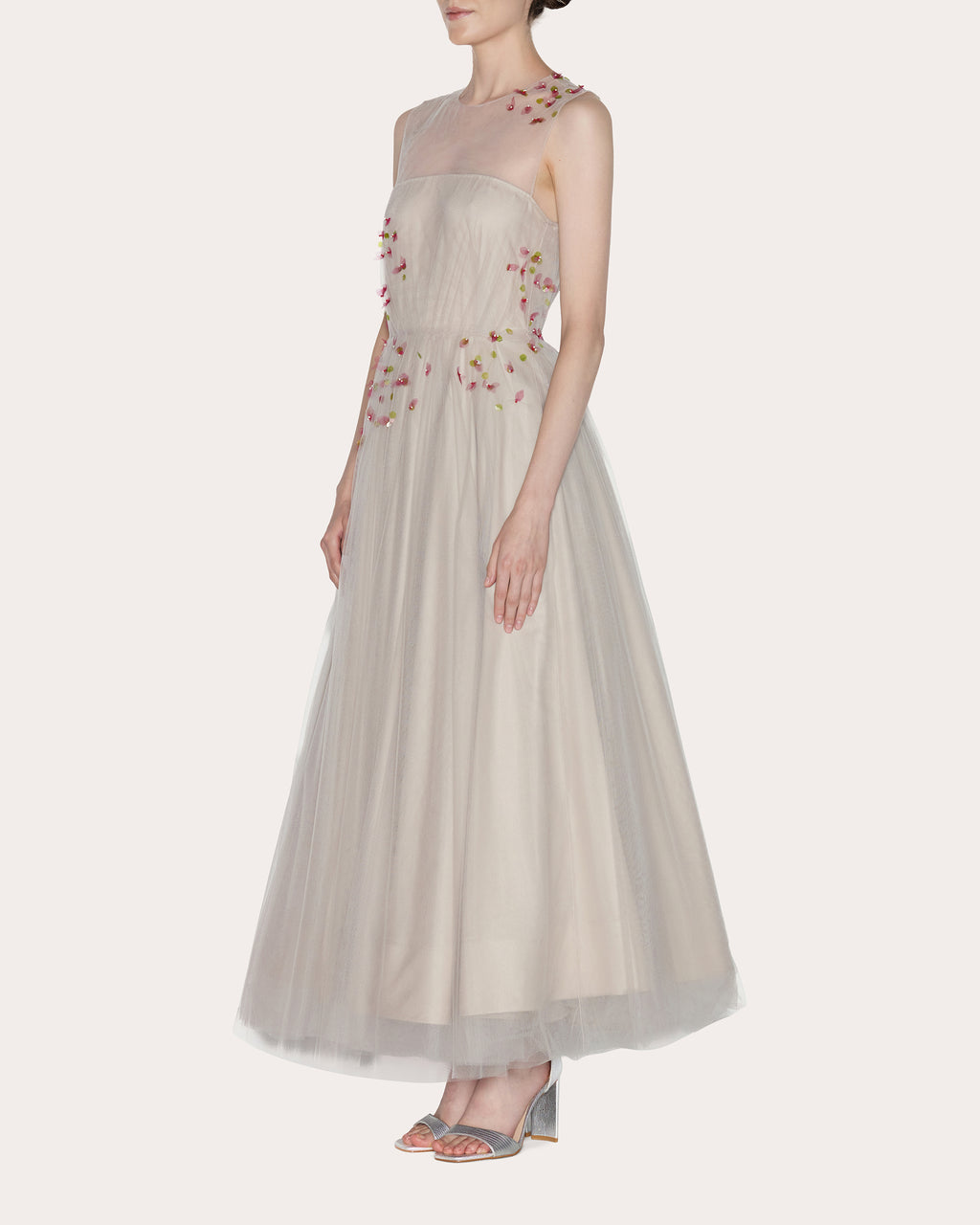 Embrace Beaded Tulle A-Line Gown
