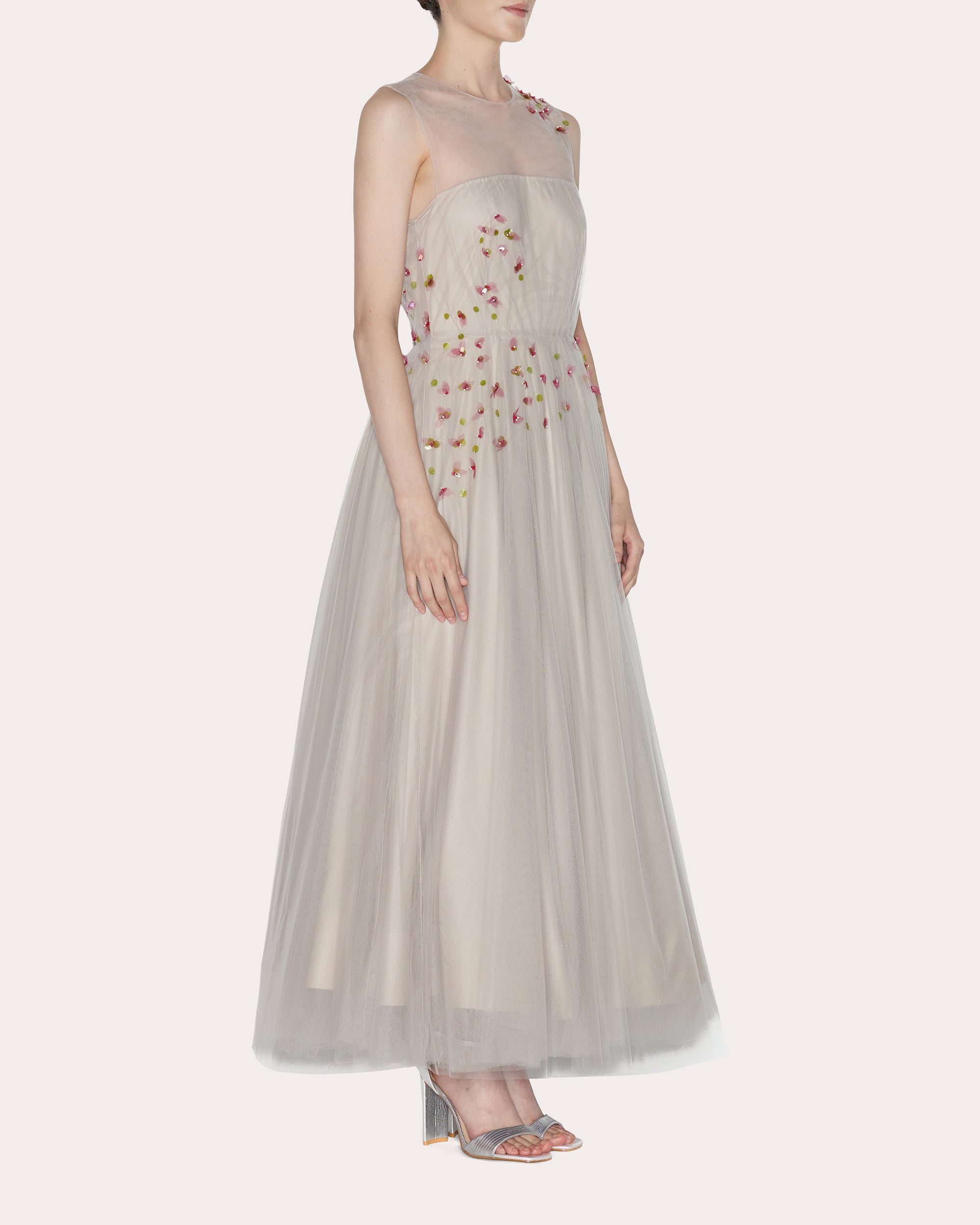 Embrace Beaded Tulle A-Line Gown