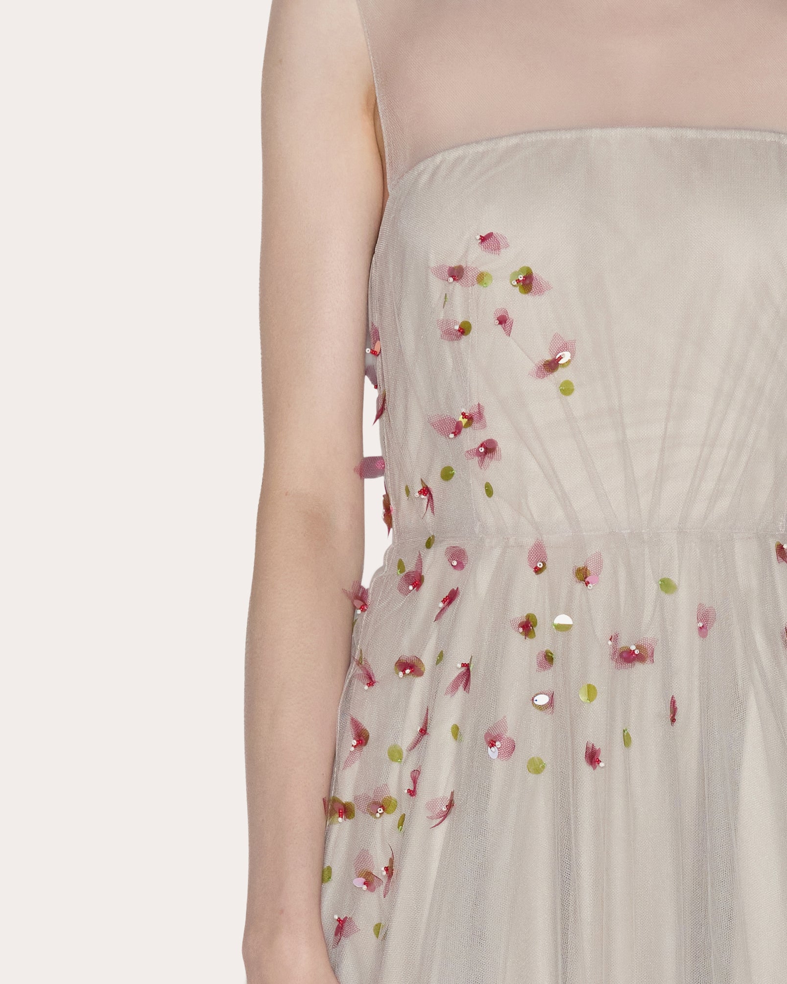 Embrace Beaded Tulle A-Line Gown