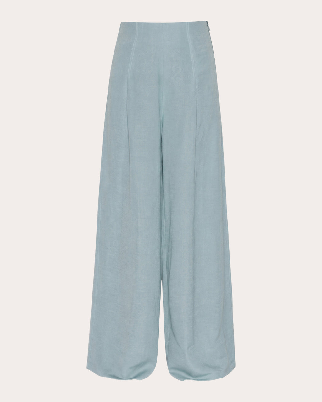 Timeless Linen Pleated Wide-Leg Pants