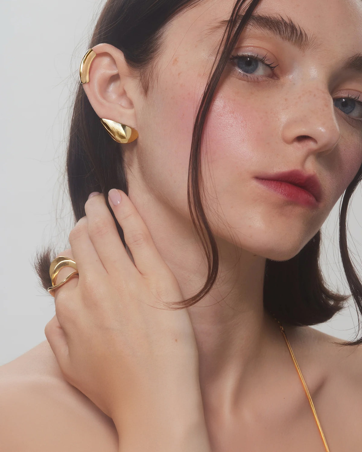 Lobe Stud Earrings
