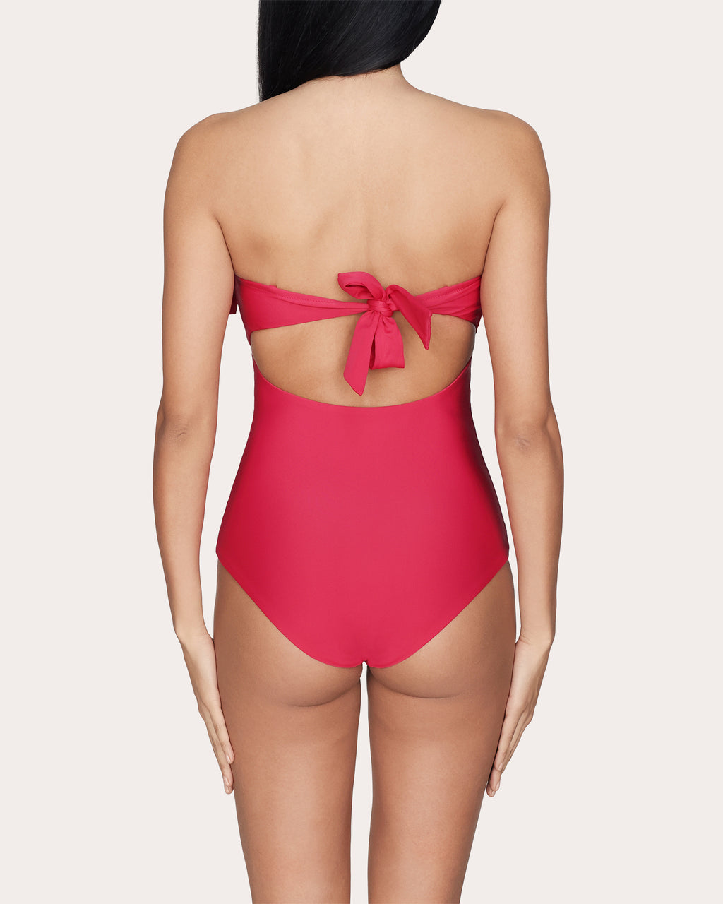 Angela Ruffle Bustier One-Piece