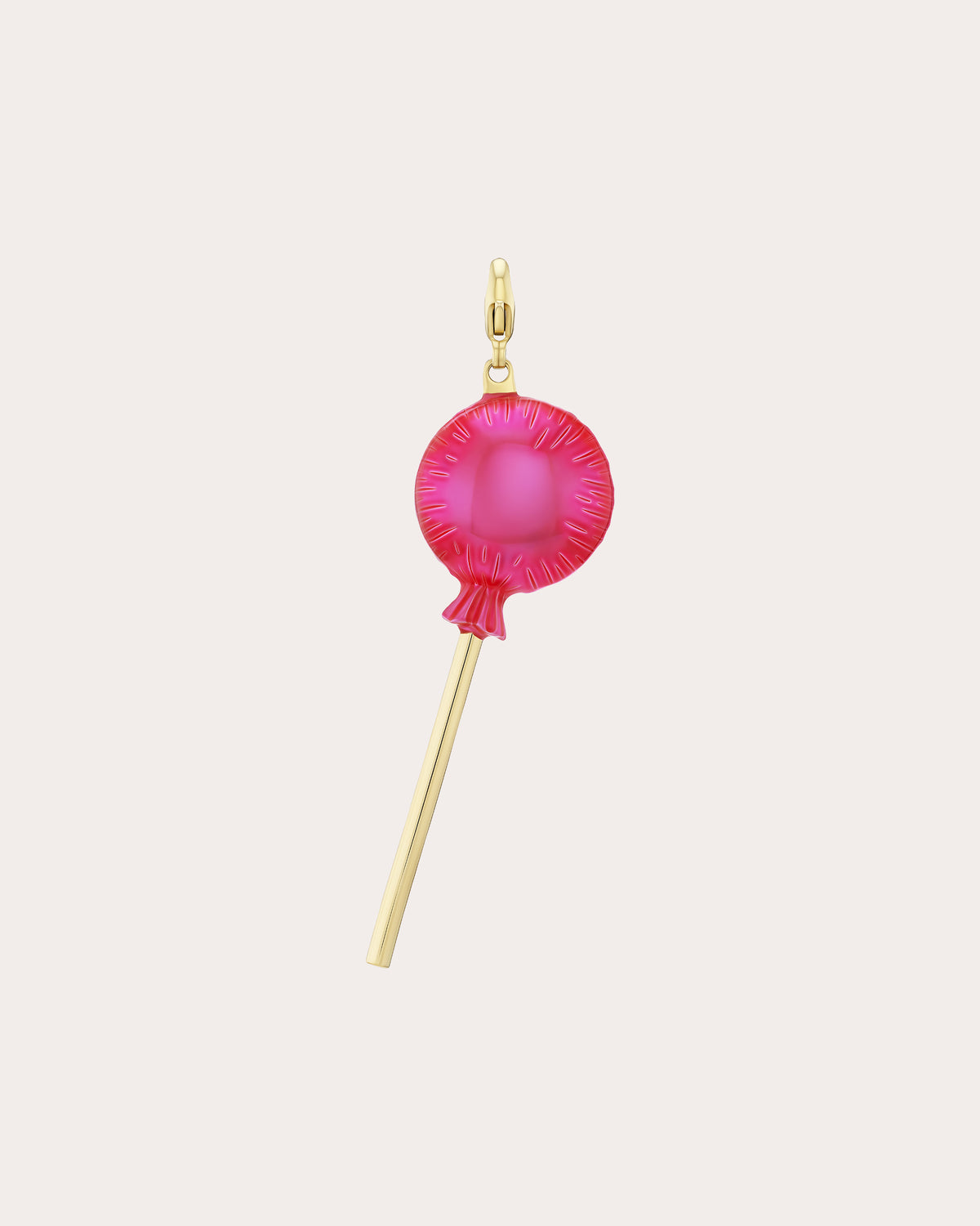 Neon Glass Lollipop Charm