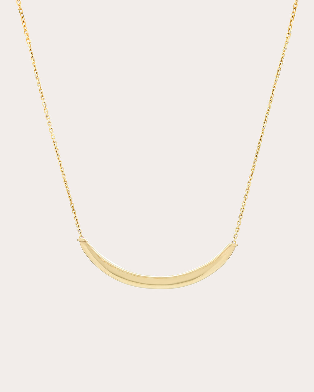 18k Gold Luna Bar Necklace