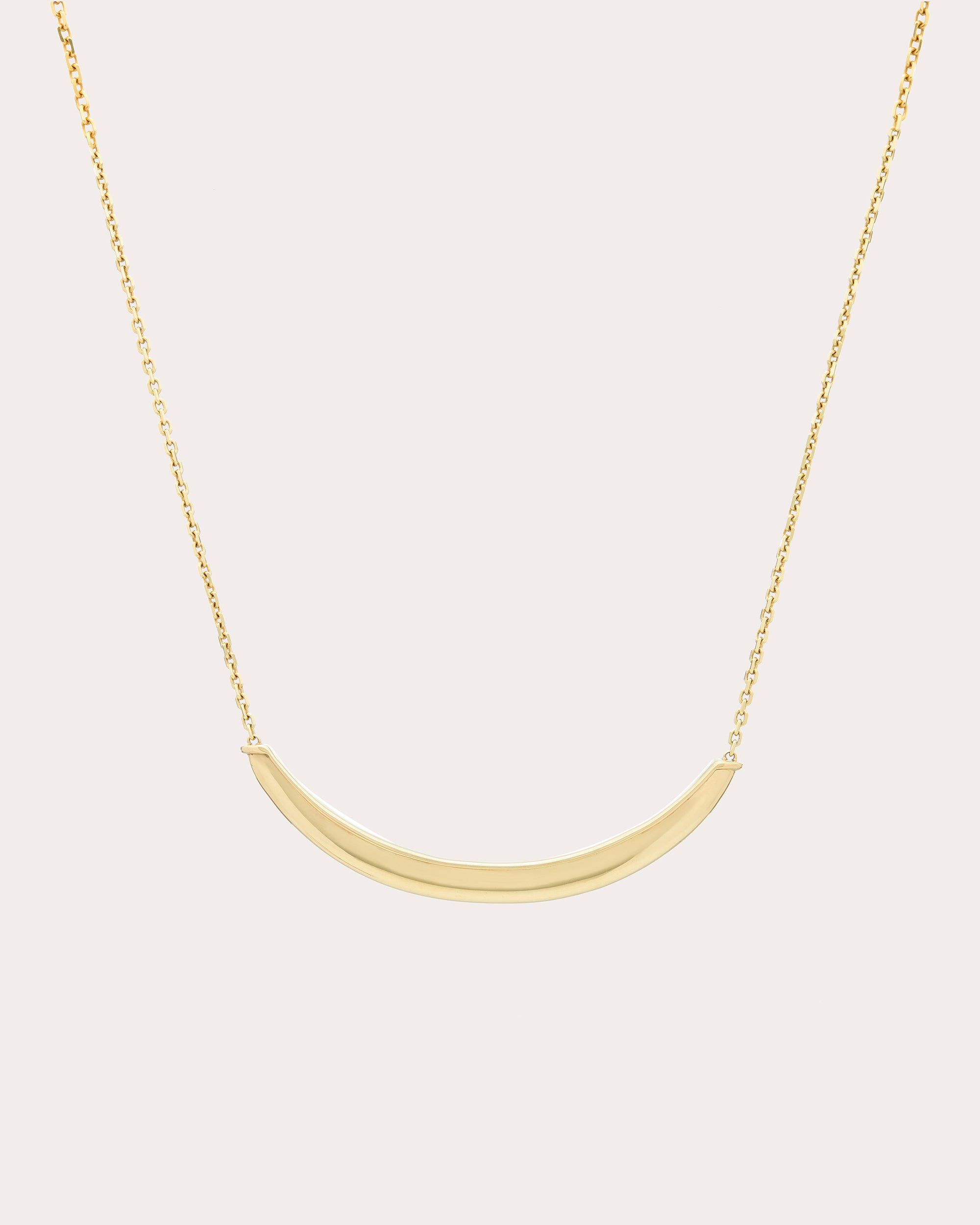 18k Gold Luna Bar Necklace