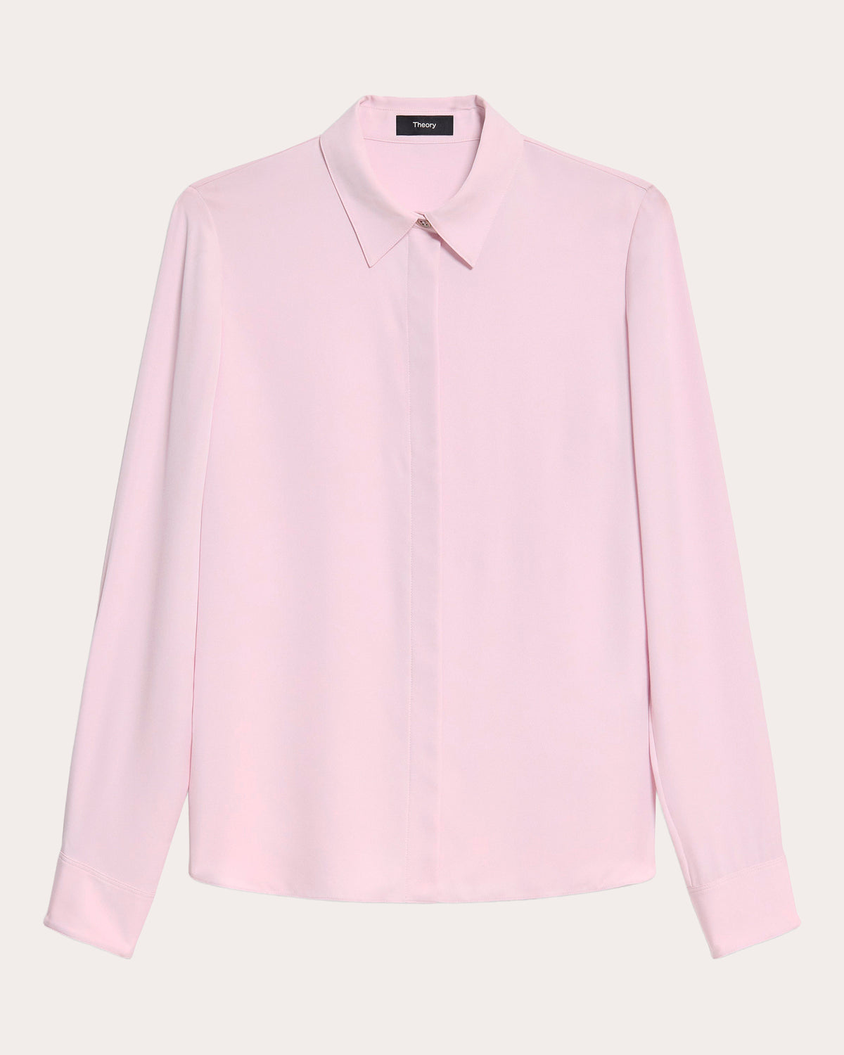 Silk Georgette Classic Fitted Shirt
