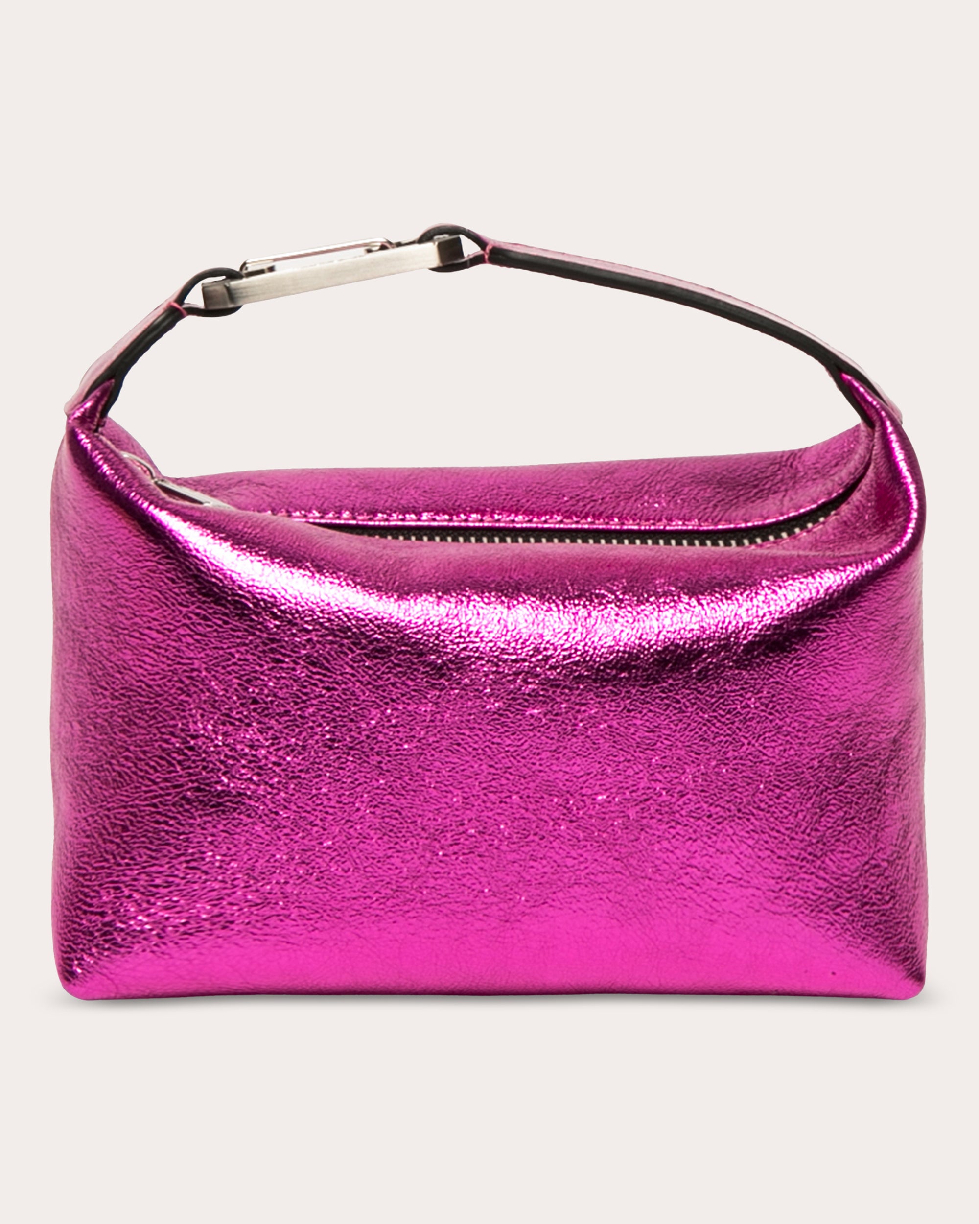 Laminated Leather Moon Bag