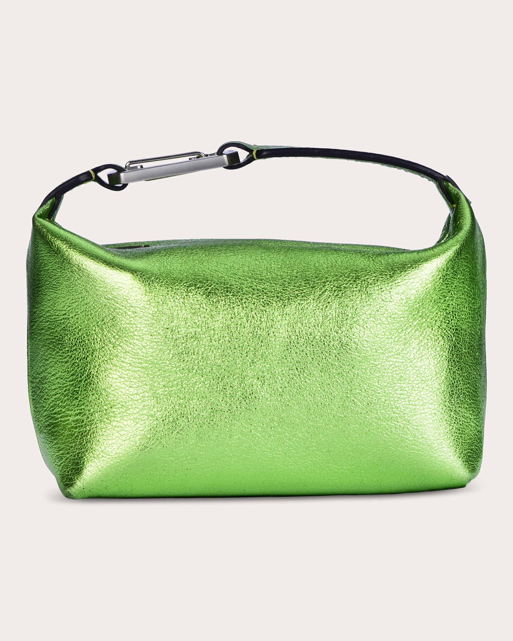 Laminated Leather Moon Bag
