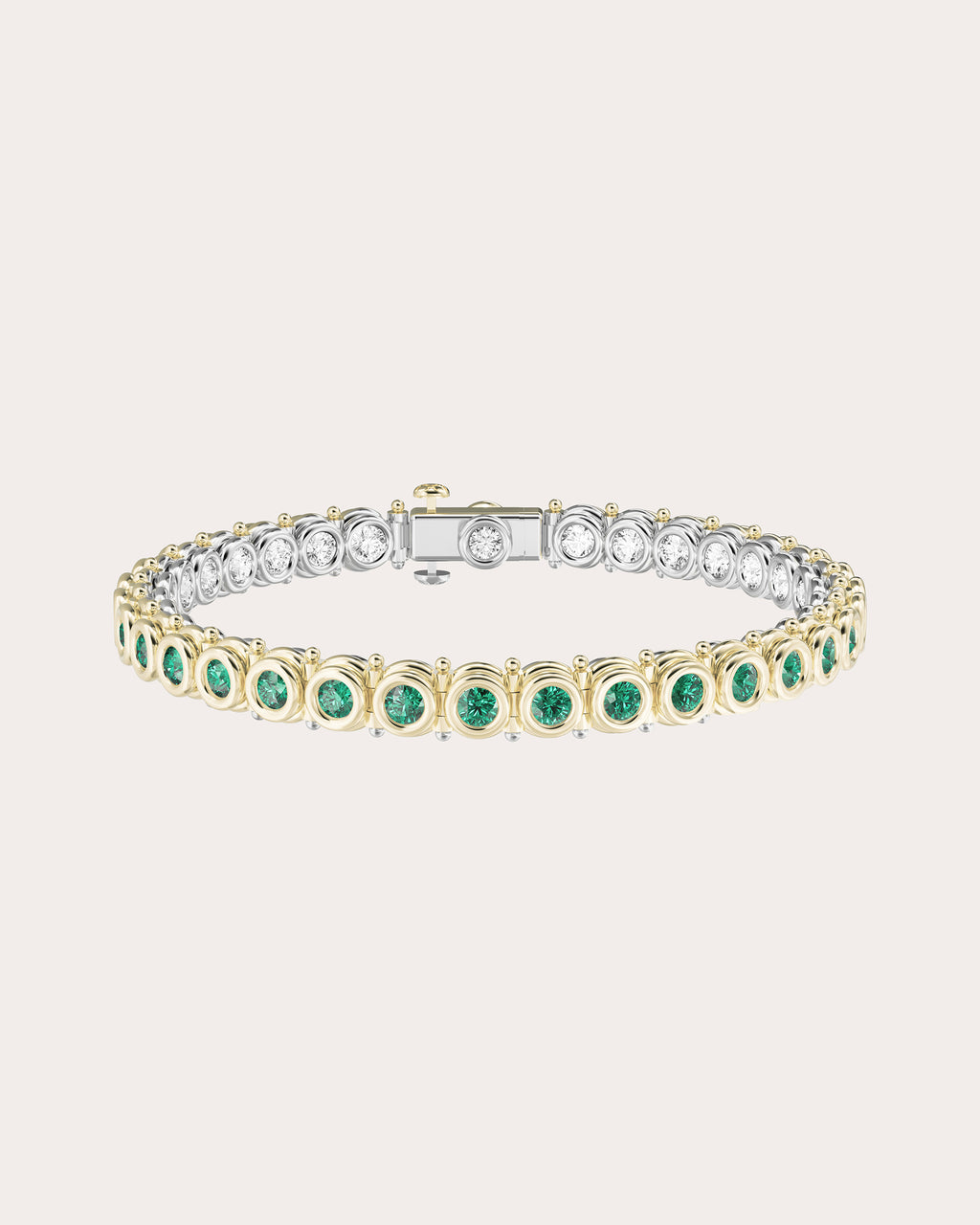 Emerald & Diamond Dualité Reversible Bracelet