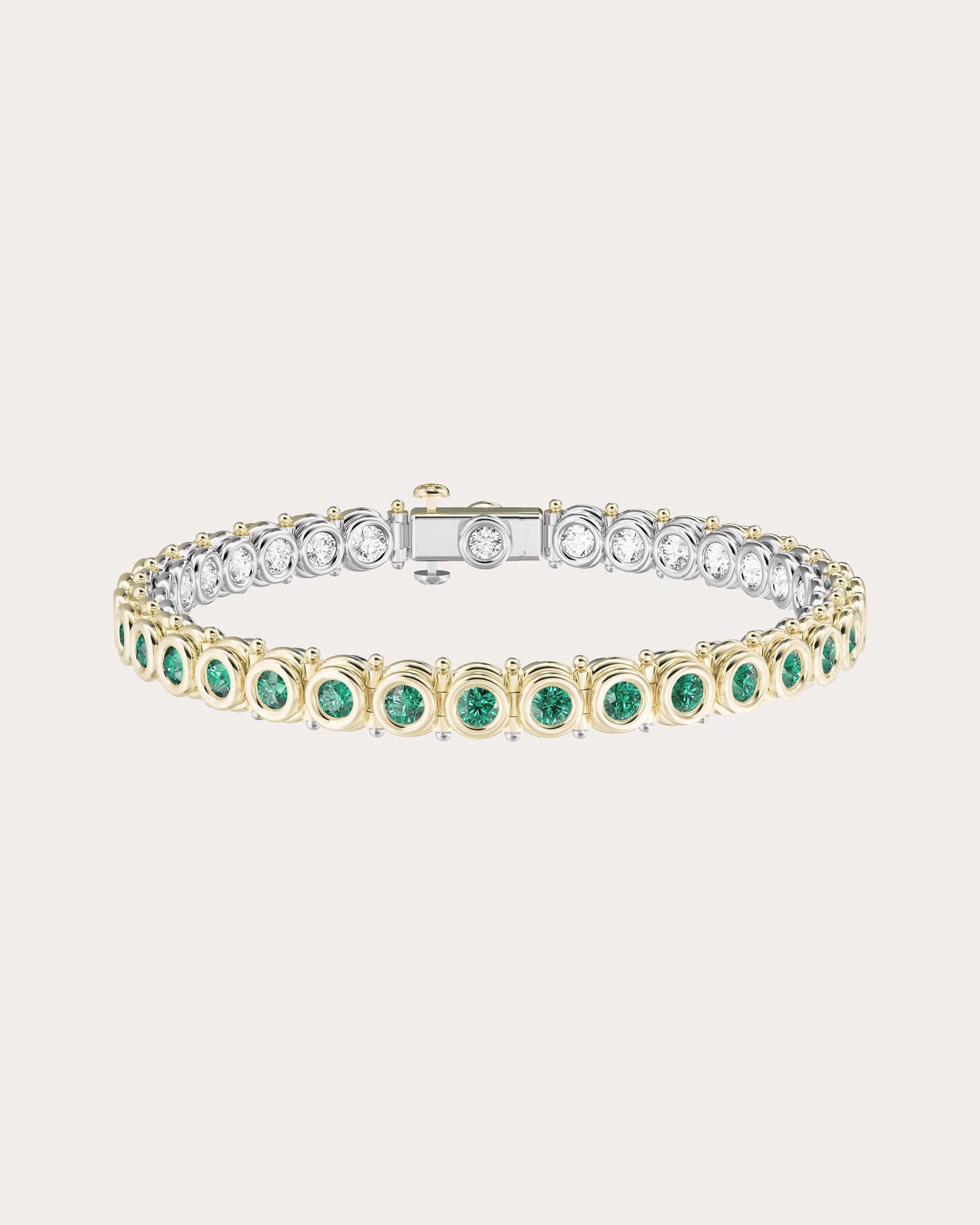 Emerald & Diamond Dualité Reversible Bracelet