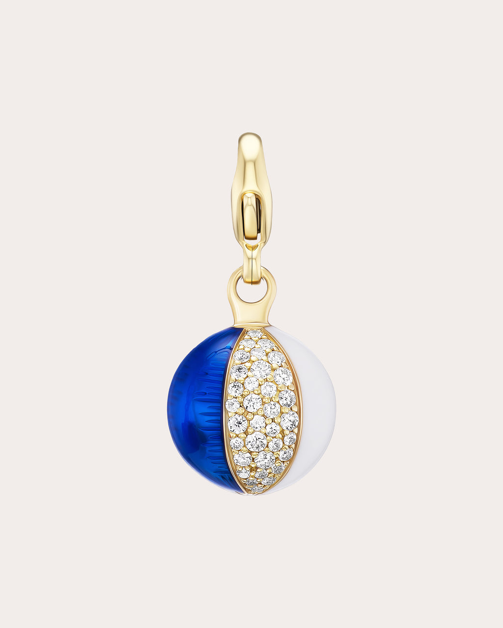 Diamond Beach Ball Mini Charm