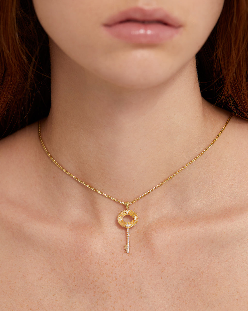 Pouvoir 18K Gold and Lab-Grown Diamond Pendant Necklace