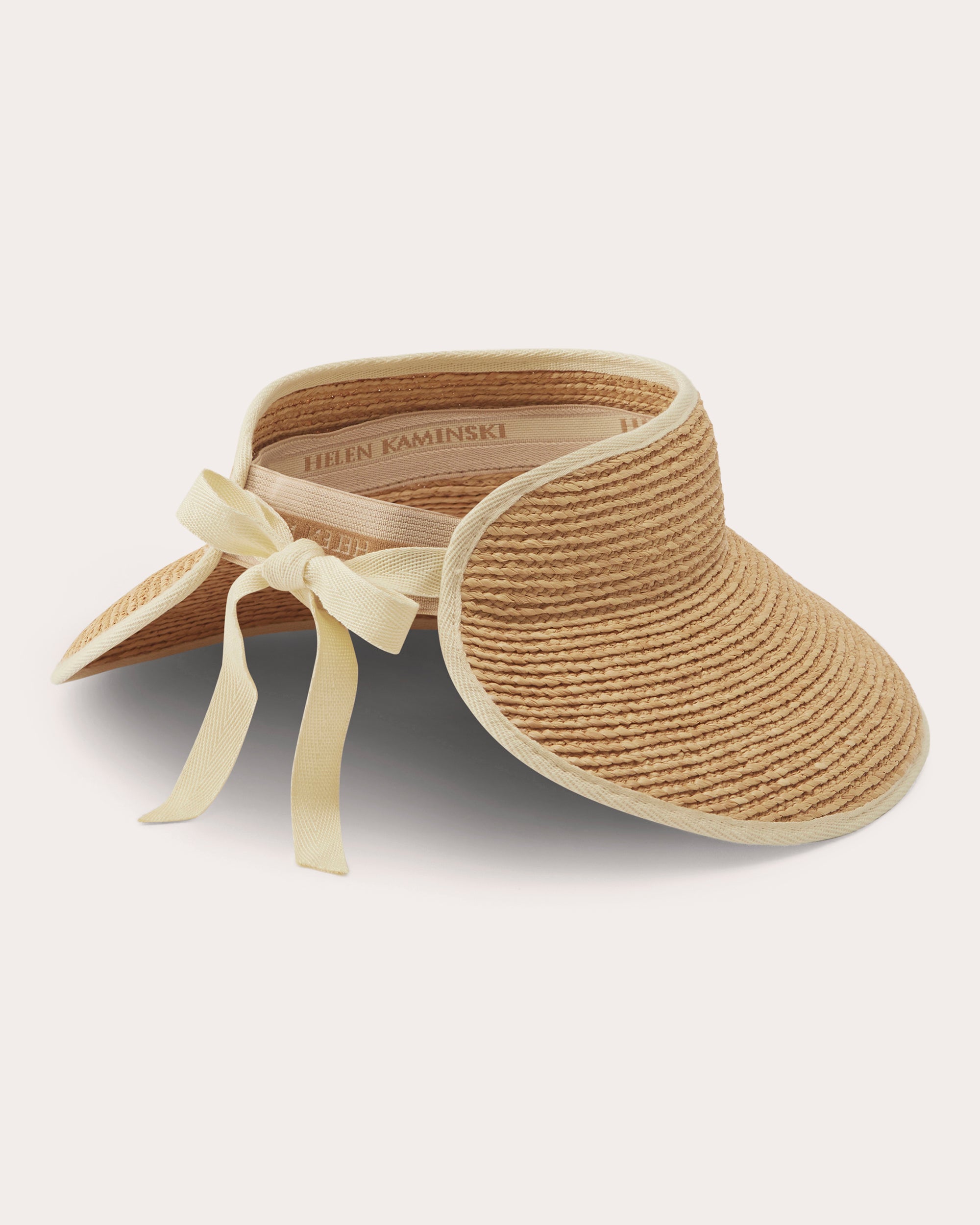 Mita Raffia Visor | Olivela
