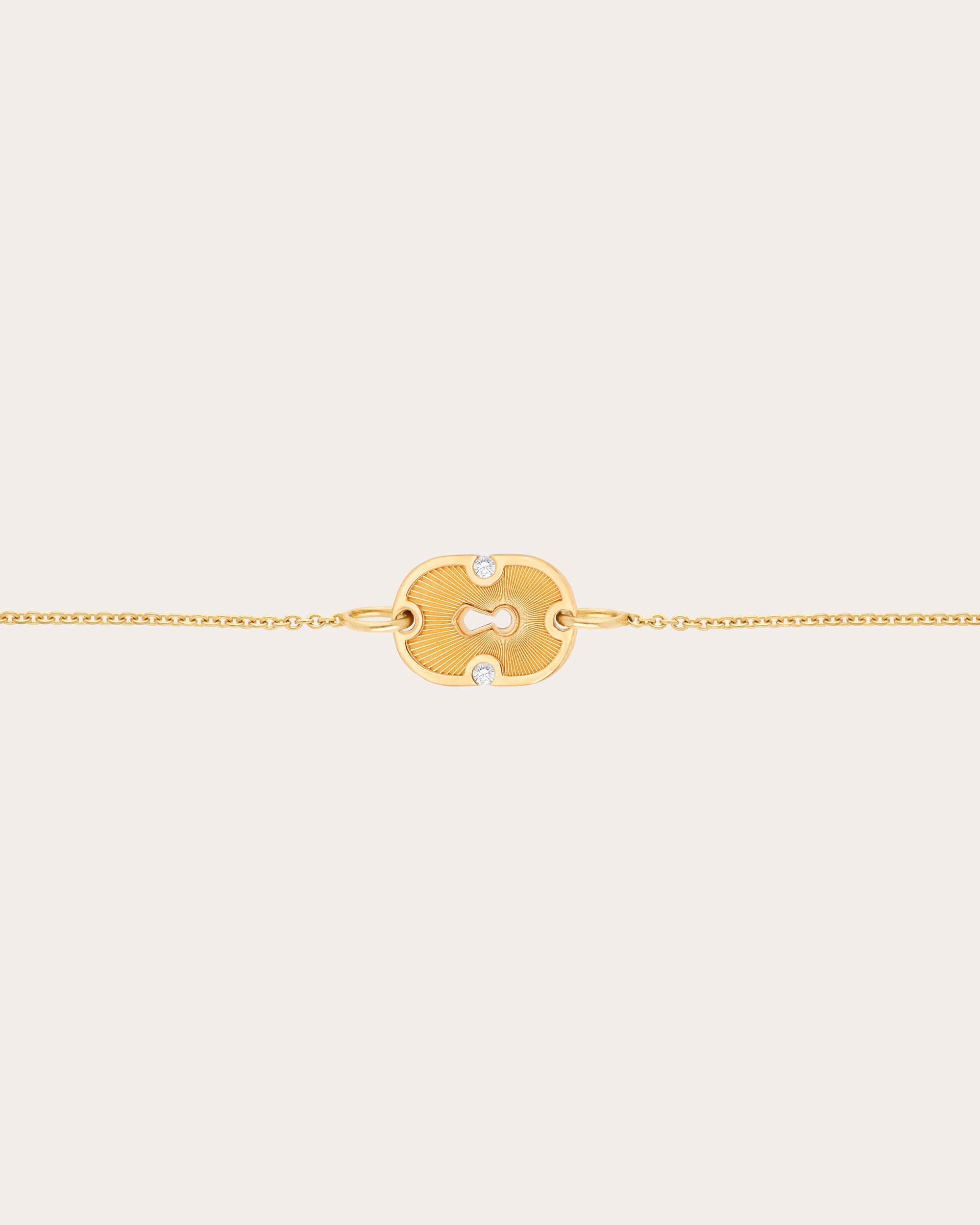Diamond & 18k Gold Unlock Bracelet