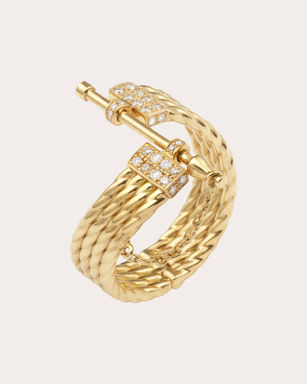 Loquet 18K Gold and Lab-Grown Diamond Ring