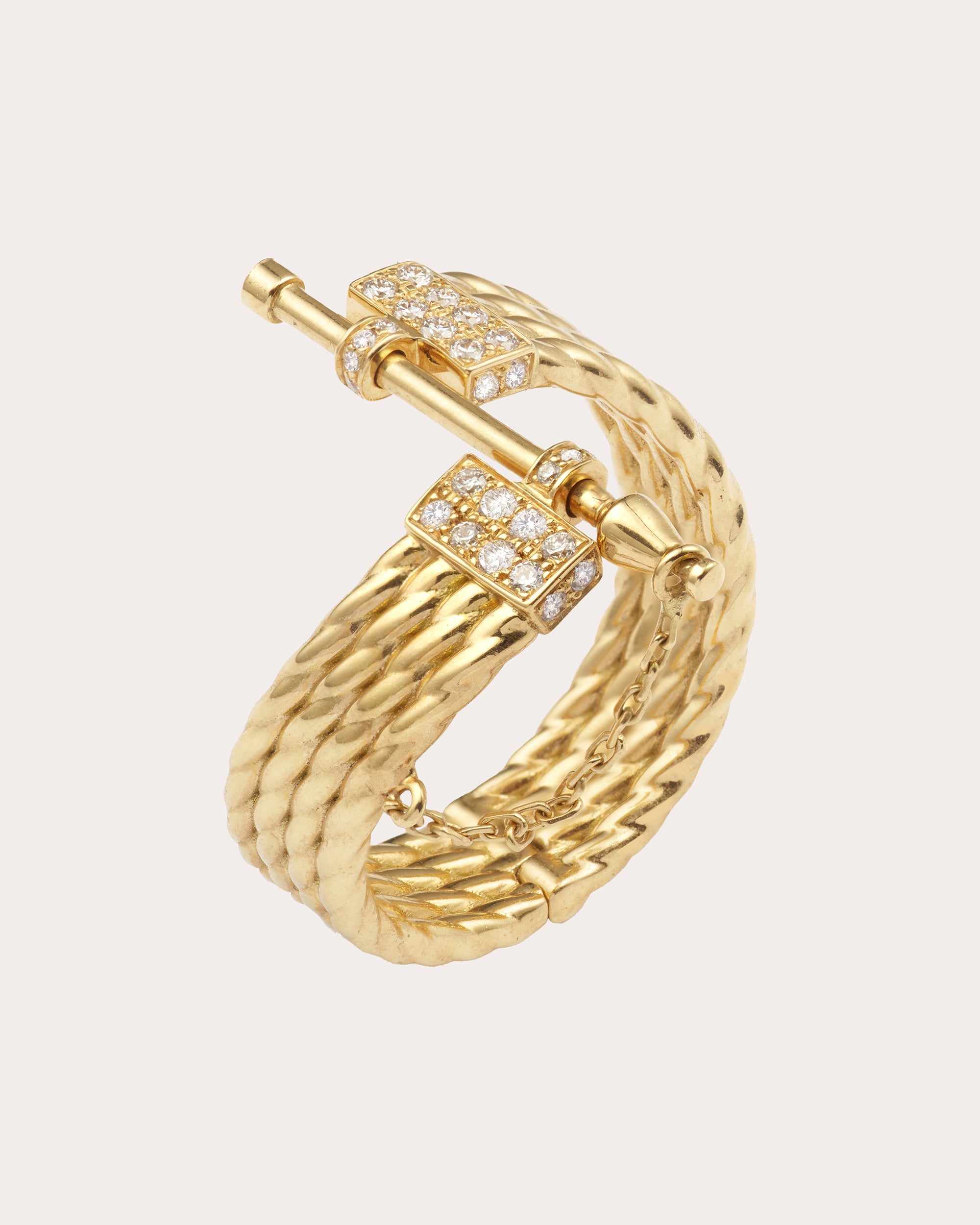 Loquet 18K Gold and Lab-Grown Diamond Ring
