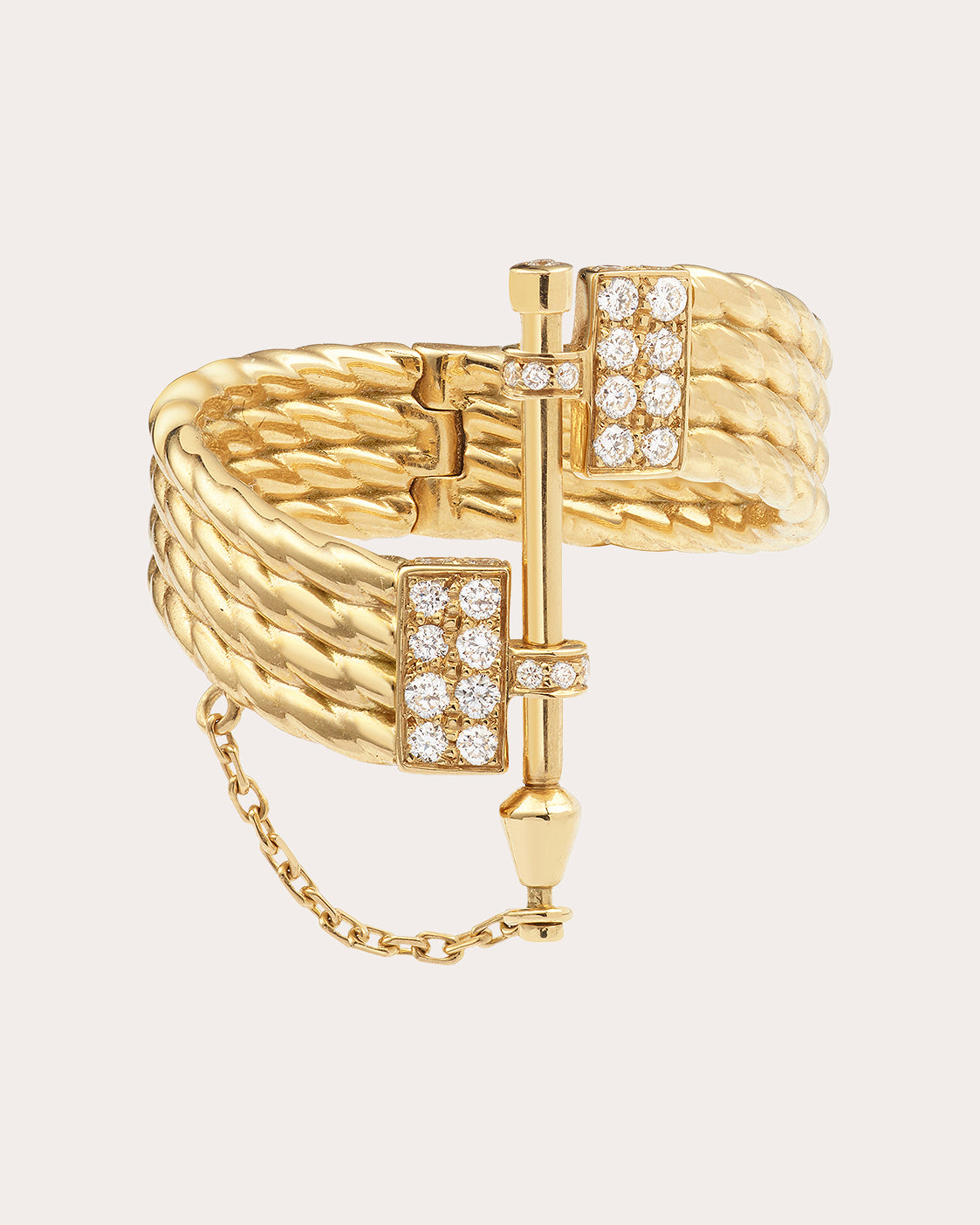 Loquet 18K Gold and Lab-Grown Diamond Ring