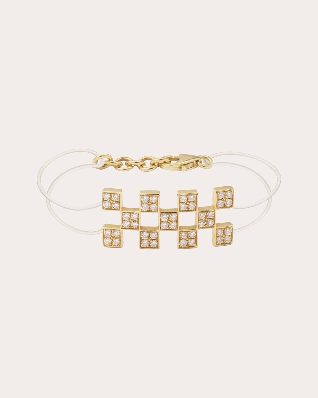 Illusion 18K Gold and Lab-Grown Diamond Bracelet