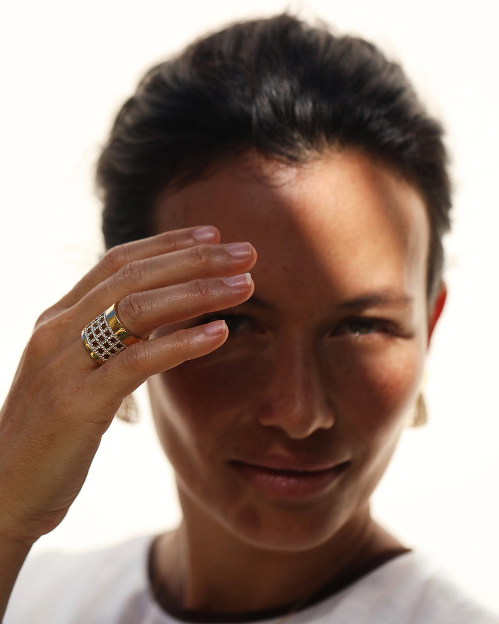 Meridian 18K Gold Diamond Ring