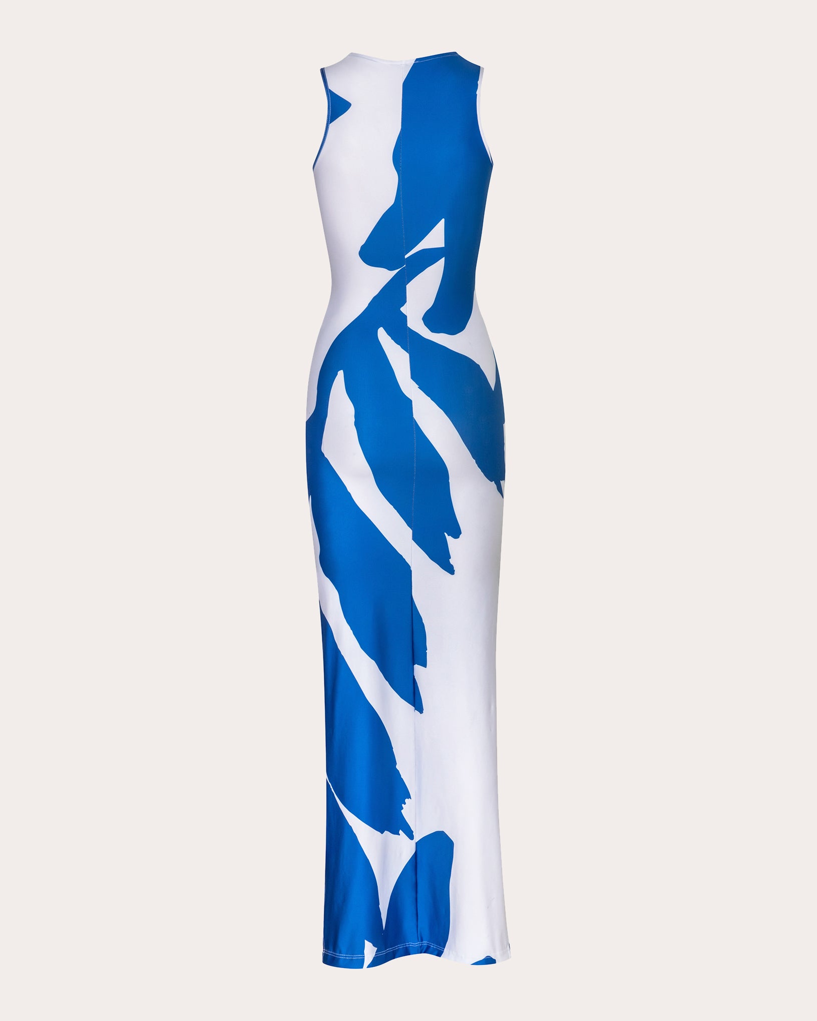 Maxi Palms Sleeveless Bodycon Maxi Dress