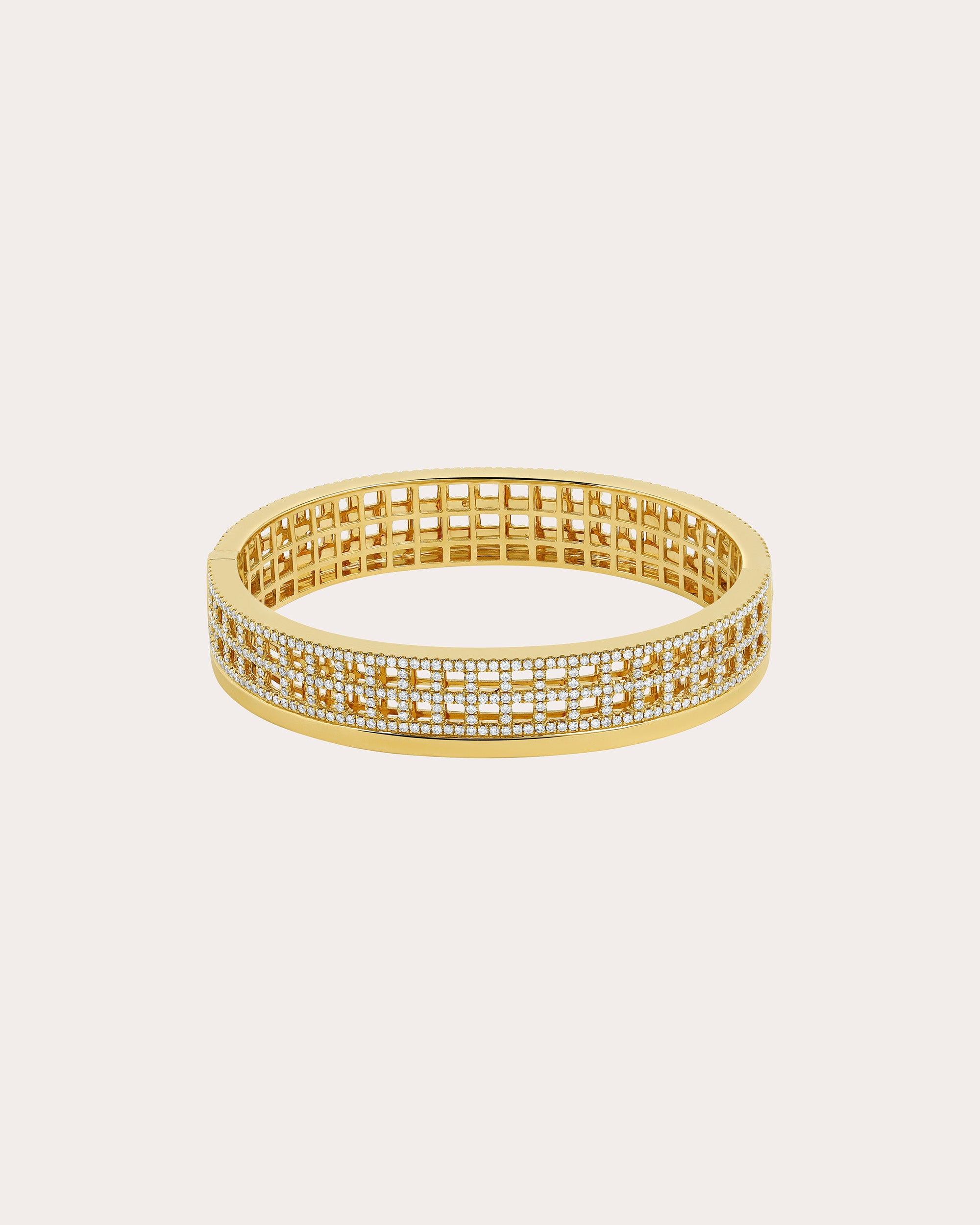 Meridian 18K Gold Diamond Bangle